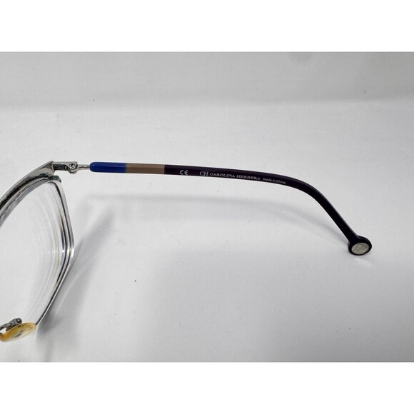 Carolina Herrera VHE192K Eyeglass Frames Only 53-15-140 OE60 Purple